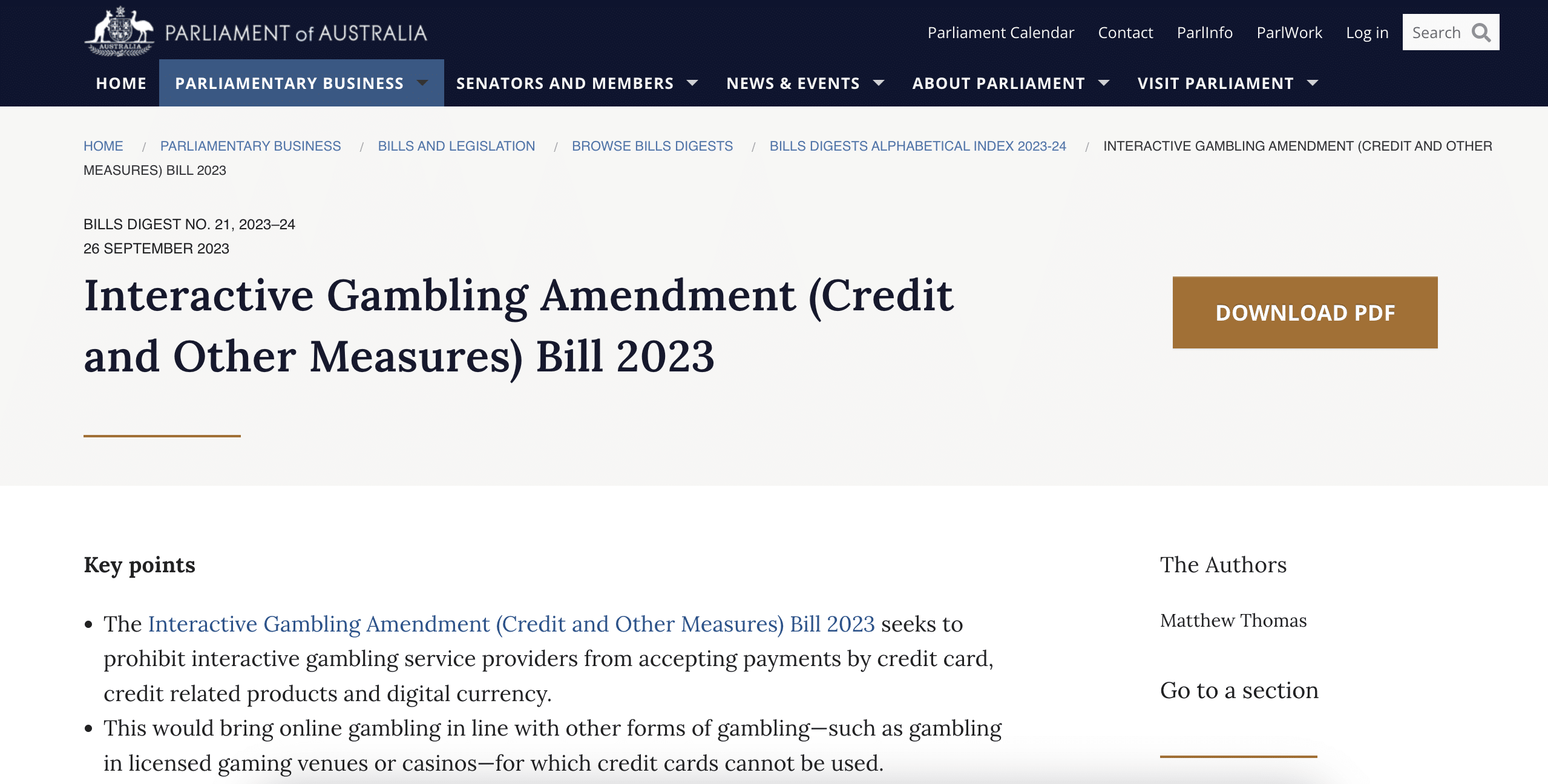 Australia bans crypto gambling