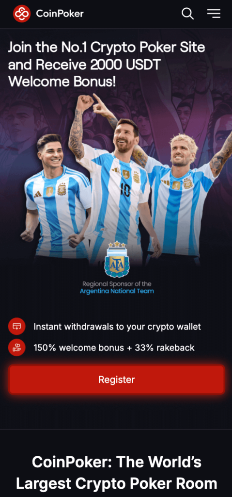 coinpoker casino mobile sign up