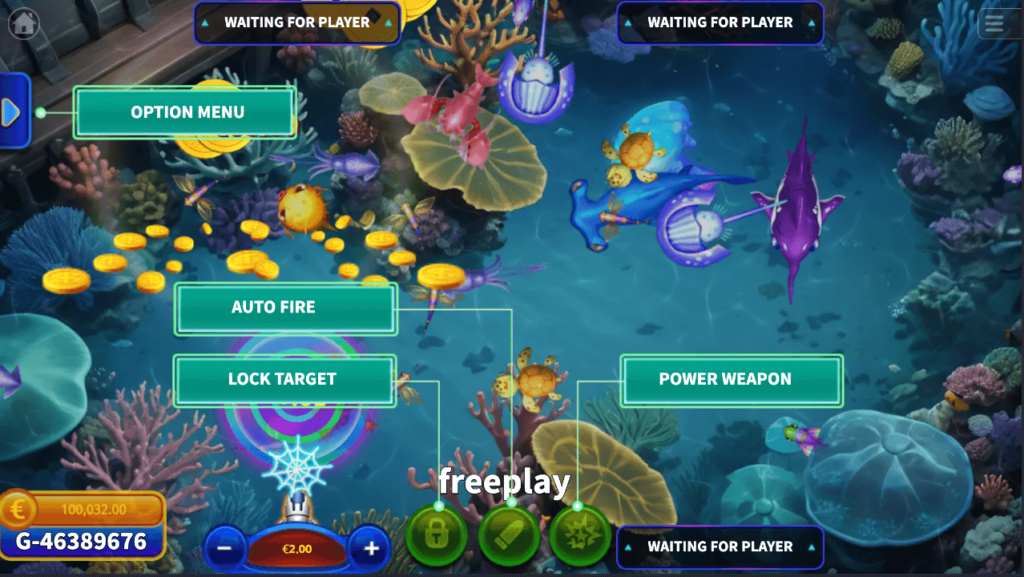 deep fishing controls