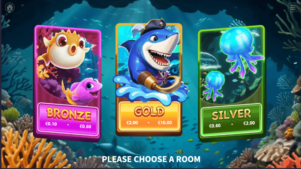 deep fishing intro screen